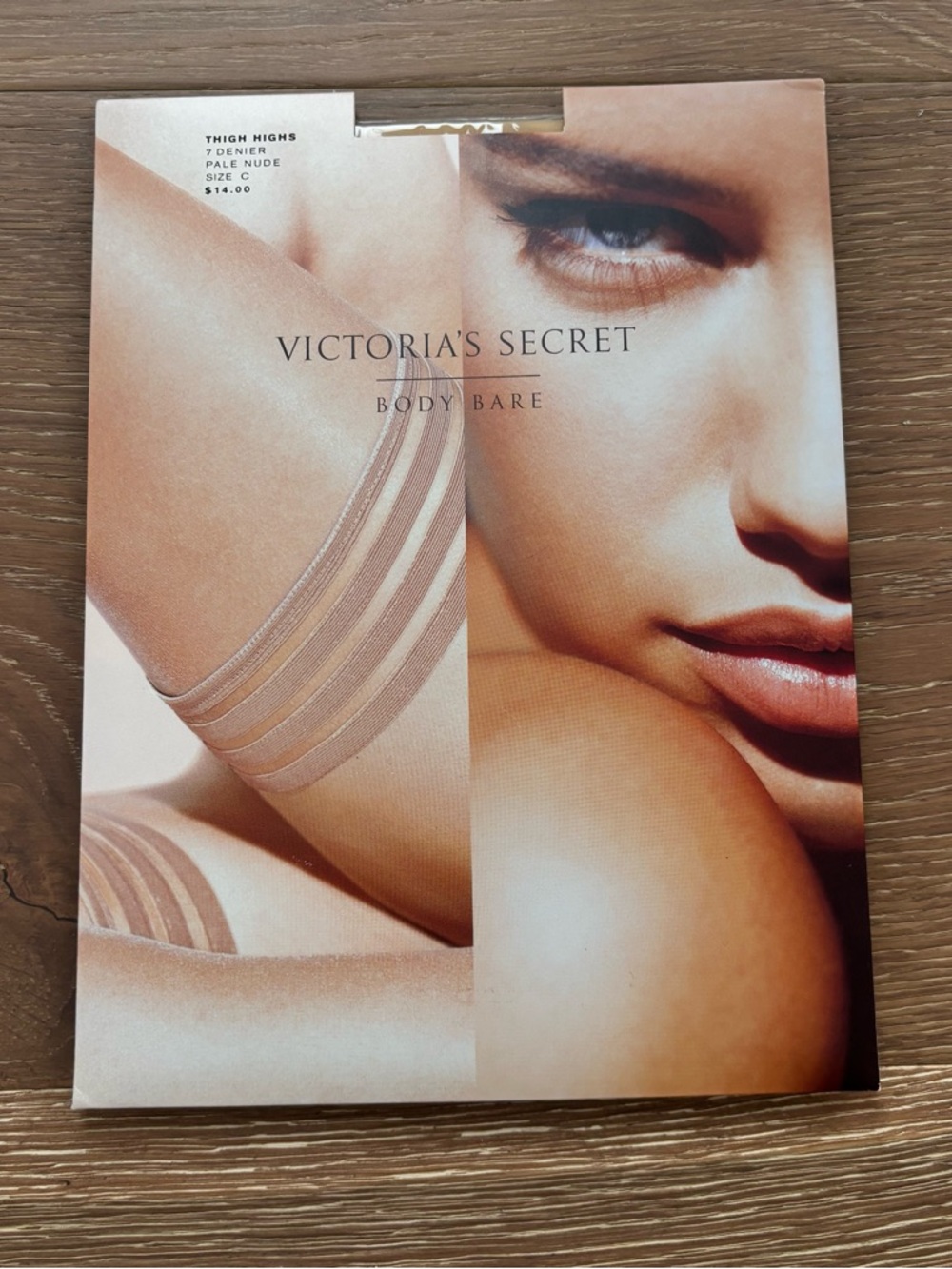 Victoria's Secret Body Bare Thigh Highs - Pale Nude Size C NWT